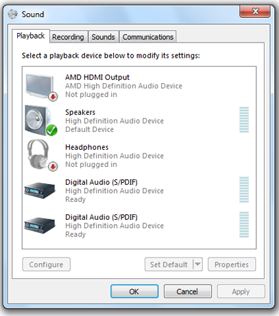 Windows 8 hdmi settings windows 7