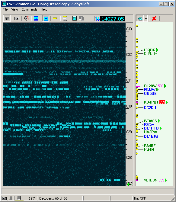 Cw skimmer serial