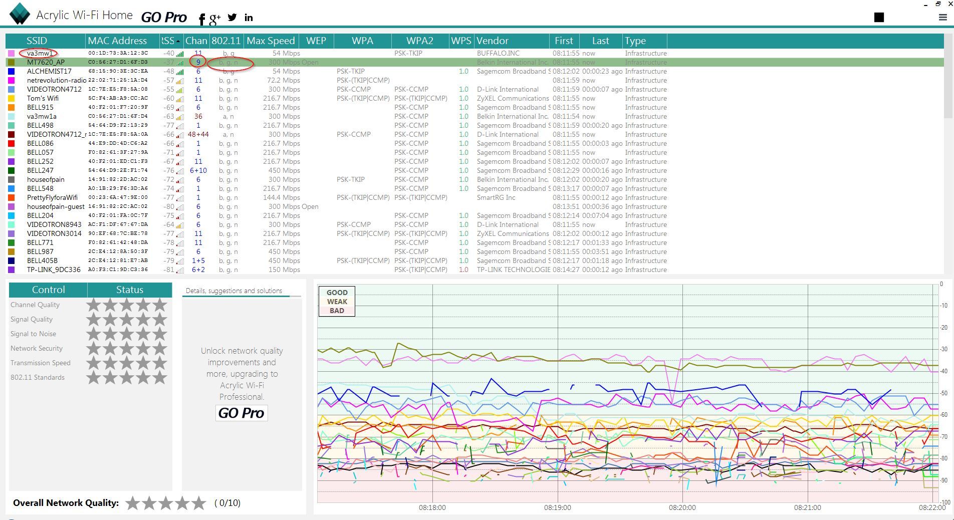 acrylic wifi software